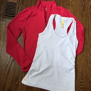 Lole exercise tank top white size medium